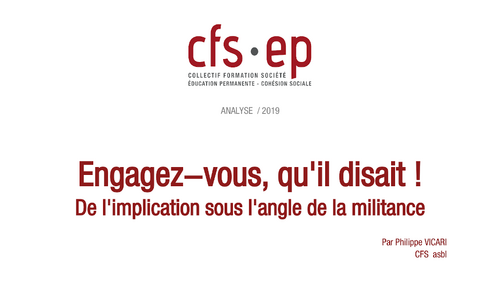 Engagez-vous, qu’il disait&nbsp;!