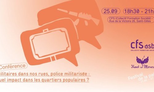 Conférence|Militaires dans nos rues, police militarisée&nbsp;: quel impact dans les quartiers populaires&nbsp;?