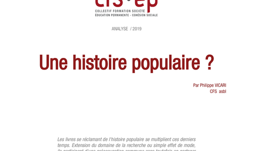 Une histoire populaire&nbsp;?