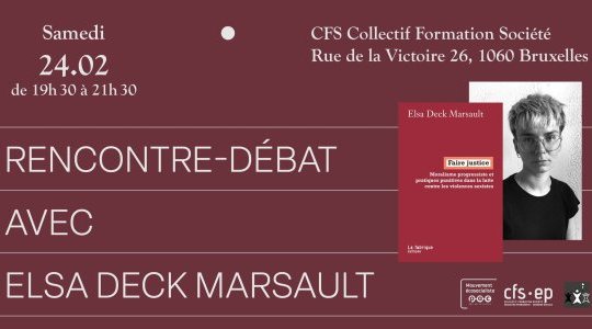 Rencontre-débat avec Elsa Deck Marsault