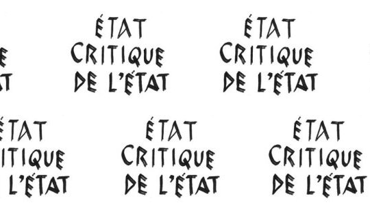 État critique et critique de l´État